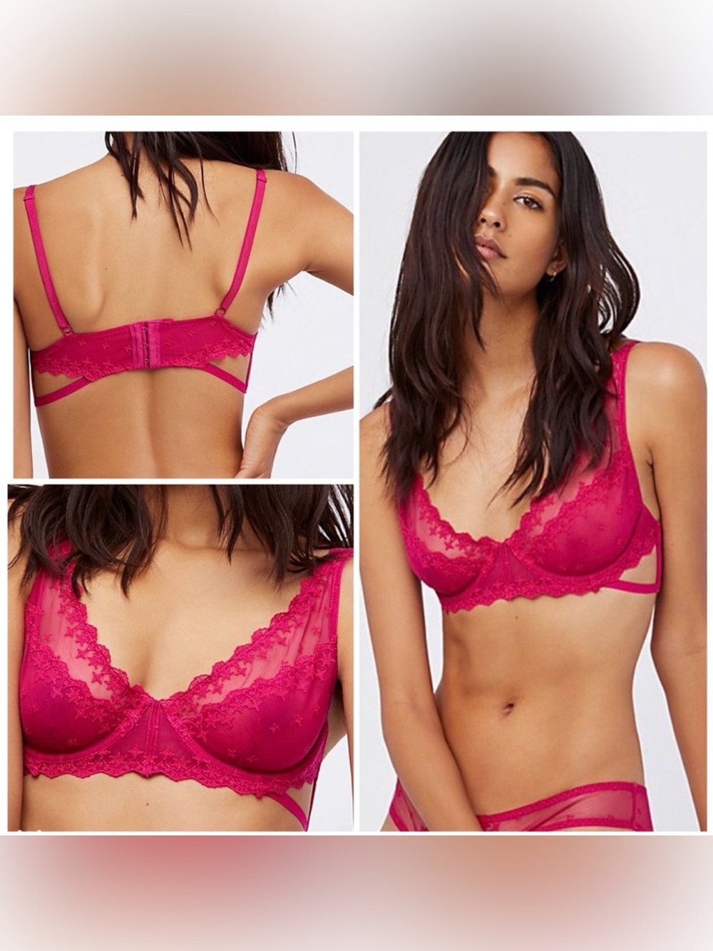 Free People Intimates Georgie Lace Bra